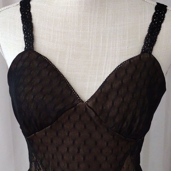 VTG 90s Glam Babydoll Top. Size L - Picture 3 of 12